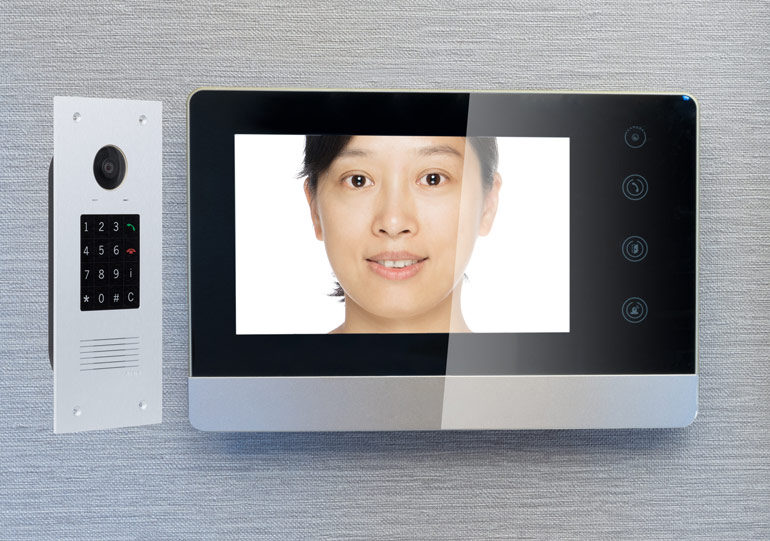 Intercom and screen combination