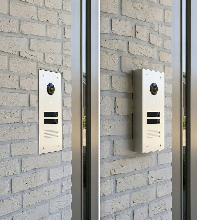 intercom flush surface